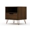 Manhattan Comfort Rockefeller 1.0 Nightstand, Brown 101GMC5 - alternate 5